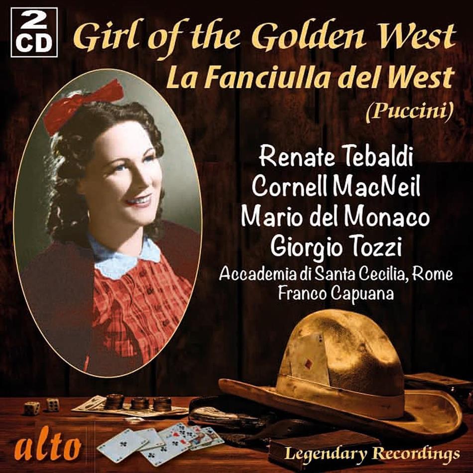Renate Tebaldi (Sopran) - Giorgio Tozzi (Bass), Cornell MacNeil, Mario Del Monaco, Giorgio Tozzi, … - La Faniciulla Del West 2 CDs