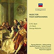 Malcolm George, Valda Aveling, Carl Philipp Emanuel Bach (1714-1788), Johann Sebastian Bach (1685-1750), Raymond Leppard, &hellip; - Musik F&uuml;r Vier Cembali/Music For Four Harpsichords