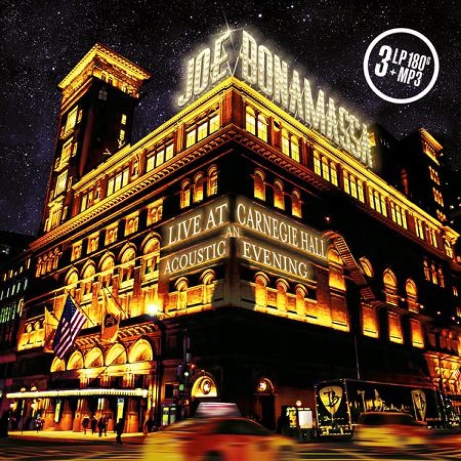 Joe Bonamassa - Live At Carnegie Hall - An Acoustic Evening - Gold Vinyl Colored, 3 LPs + Digital Copy