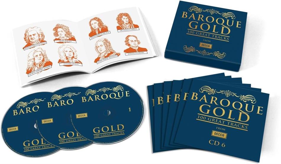 Divers - Baroque Gold - 100 Great Tracks 6 CDs