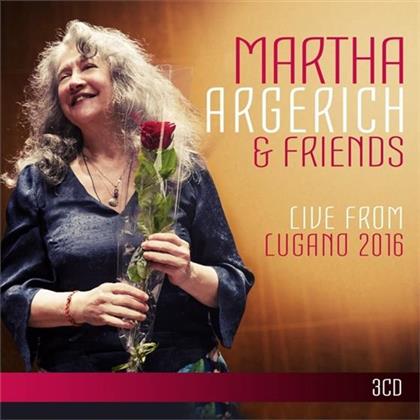 Martha Argerich - Argerich And Friends Live From Lugano 2016 - Werke Von Ravel, Mozart, Beethoven, Brahms u.A. (3 CD)