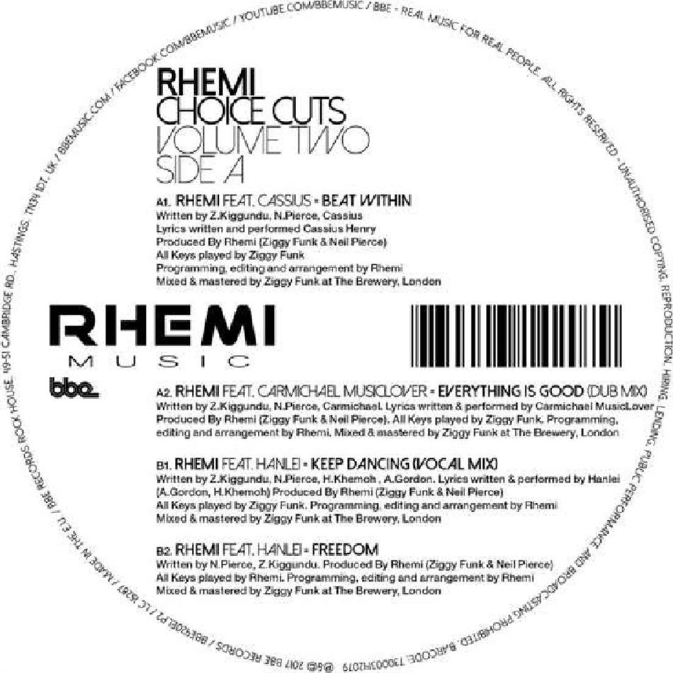 Rhemi - Choice Cuts Vol.2 12" Maxi