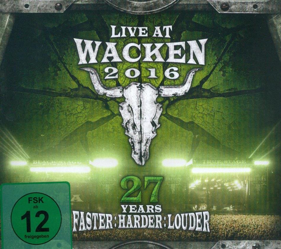 Live At Wacken 2016 - 27 Years Faster: Harder: Louder 2 CDs + 2 DVDs