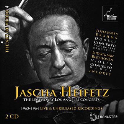 Jascha Heifetz, Gregor Piatigorsky, Johannes Brahms (1833-1897), Ludwig van Beethoven (1770-1827), &hellip; - Art Of Violin Vol. 4 - Aufnahmen 1963-1964 (2 CDs)