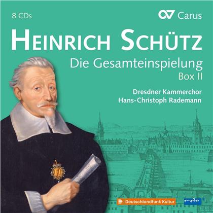 Dorothee Mields, Heinrich Sch&uuml;tz (1585-1672), Hans-Christoph Rademann & Dresdner Barockorchester - Die Gesamteinspielung Vol.2 (8 CD)