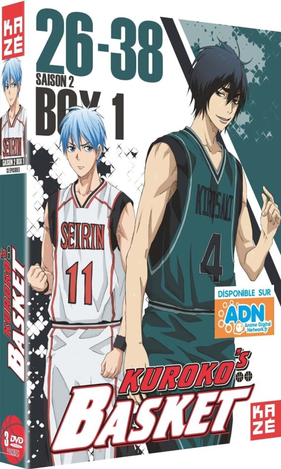 Kuroko's Basket - Season 2 Box 1 3 DVDs
