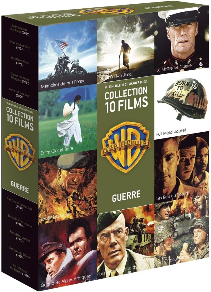 90 ans Warner - Collection 10 Films - Guerre 10 DVD