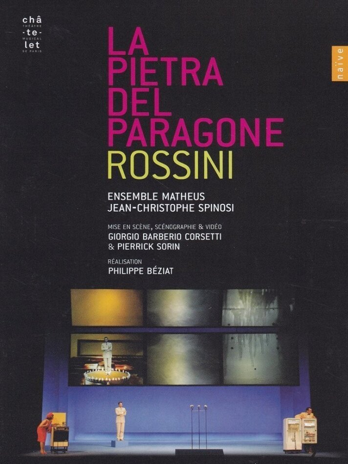 Ensemble Matheus, Jean-Christophe Spinosi, … - Rossini - La Pietra del Paragone Naïve, 2 DVDs