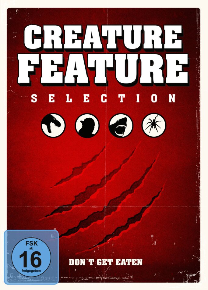 Creature Feature Selection 4 DVDs