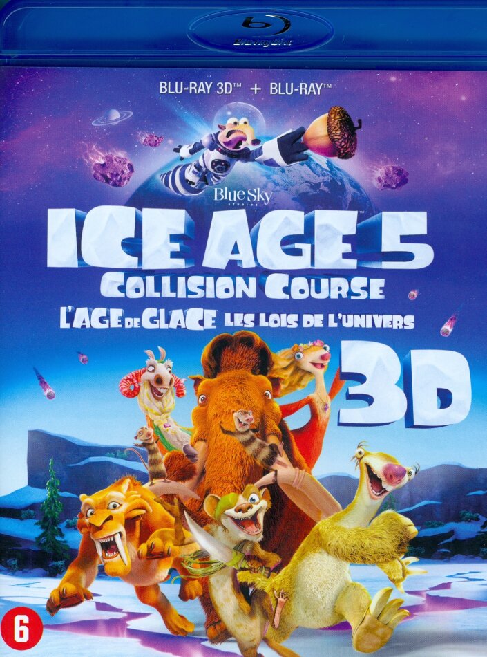 Ice Age 5 - Collision Course - L'âge de glace 5 - Les lois de l'Univers (2016) Blu-ray 3D + Blu-ray