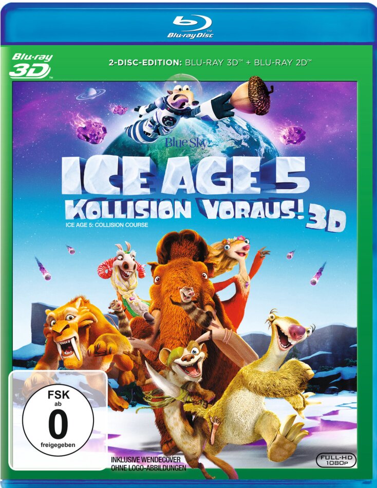 Ice Age 5 - Kollision voraus! (2016) Blu-ray 3D + Blu-ray