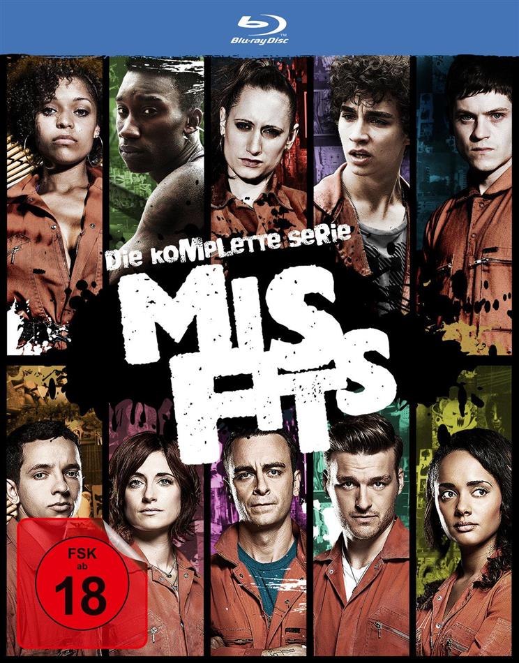 Misfits - Die komplette Serie 10 Blu-rays