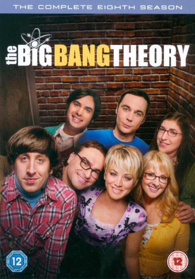 The Big Bang Theory - Season 8 3 DVDs