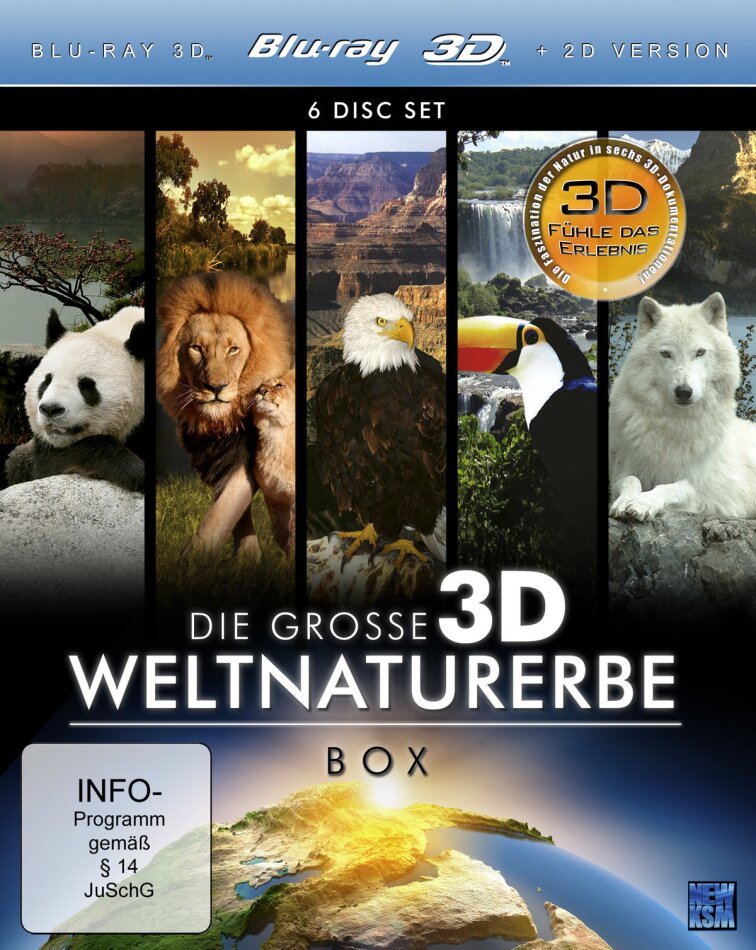 Die grosse Weltnaturerbe Box 6 Blu-ray 3D (+2D)