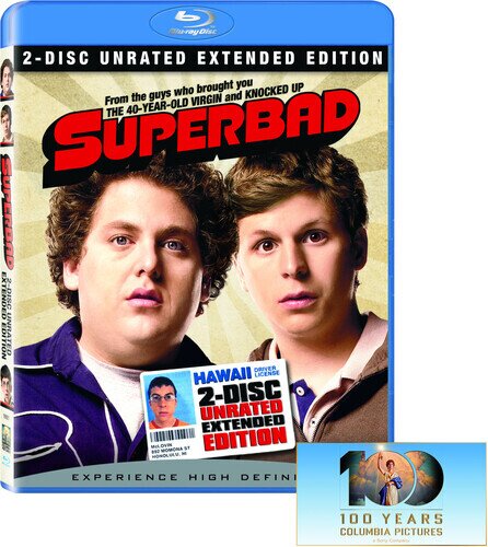 Superbad (2007) Extended Edition, Unrated, 2 Blu-rays