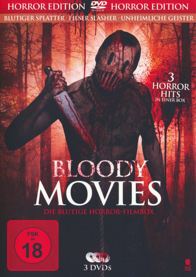 Bloody Movies - Die blutige Horror-Filmbox Horror Edition, 3 DVDs