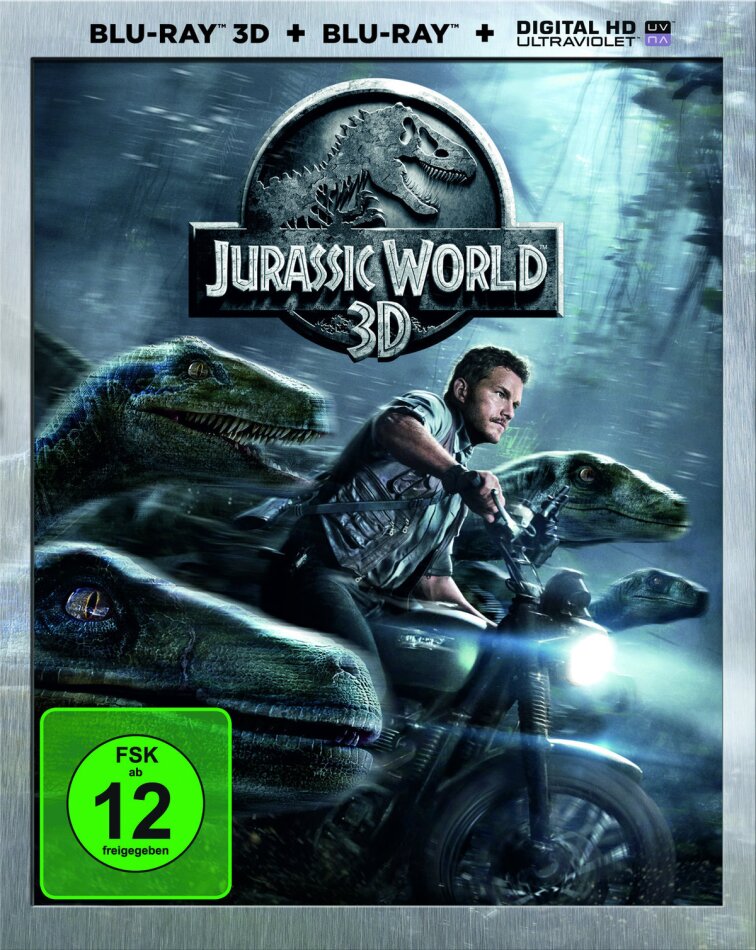 Jurassic World (2015) Blu-ray 3D + Blu-ray
