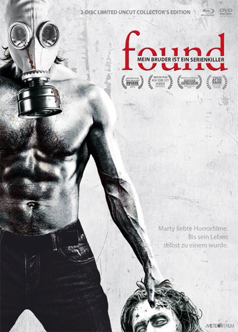 Found - Mein Bruder ist ein Serienkiller (2012) Cover A, Collector's Edition, Limited Edition, Mediabook, Uncut, Blu-ray + DVD