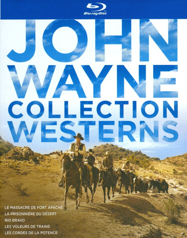 John Wayne Collection Westerns 5 Blu-rays
