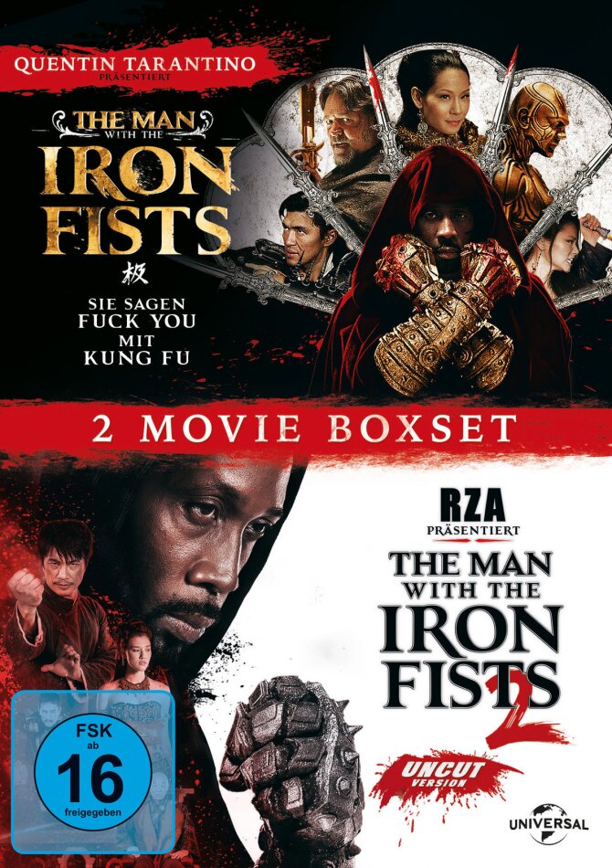 The Man with the Iron Fists 1 & 2 - 2 Movie Boxset 2 DVDs