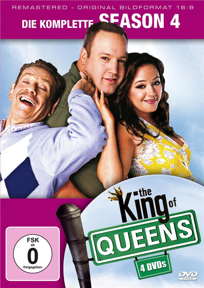The King of Queens - Staffel 4 Remastered, 4 DVDs