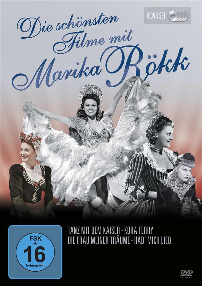 Die schönsten Filme von Marika Rökk s/w, 4 DVDs