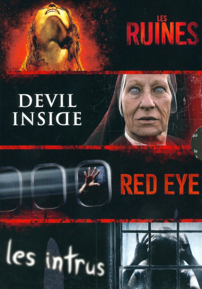 Collection Horreur - Les Ruines / Devil Inside / Red Eye / Les intrus 4 DVD