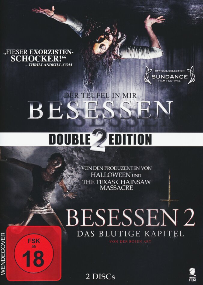 Besessen - Der Teufel in mir / Bessessen 2 - Das blutige Kapitel 2 in 1 Edition, 2 DVDs