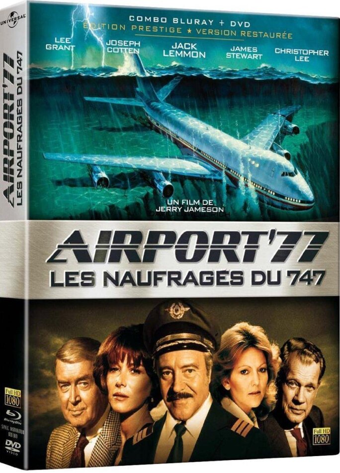Airport 77 - les naufragés du 747 (1977) Édition Prestige, Restaurée, Blu-ray + DVD