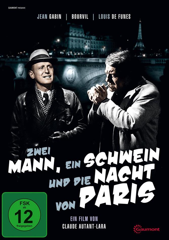 Zwei Mann, ein Schwein und die Nacht von Paris (1956) s/w