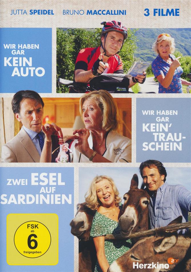 Wir haben gar kein Auto / Wir haben gar kein' Trauschein / Zwei Esel auf Sardinien 2 DVDs