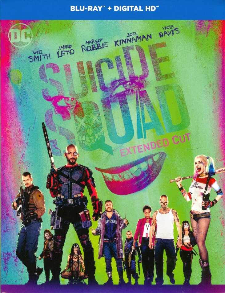 Suicide Squad (2016) Version Longue, Version Cinéma, 2 Blu-ray