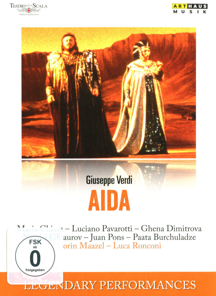 Orchestra of the Teatro alla Scala, Lorin Maazel & Luciano Pavarotti - Verdi - Aida Arthaus Musik, Legendary Performances