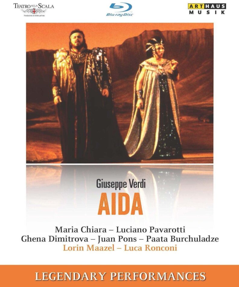 Orchestra of the Teatro alla Scala, Lorin Maazel & Luciano Pavarotti - Verdi - Aida Legendary Performances, Arthaus Musik