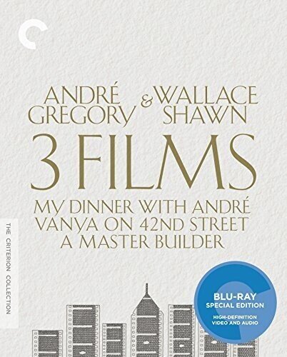 André Gregory & Wallace Shawn - 3 Films Criterion Collection, 3 Blu-rays