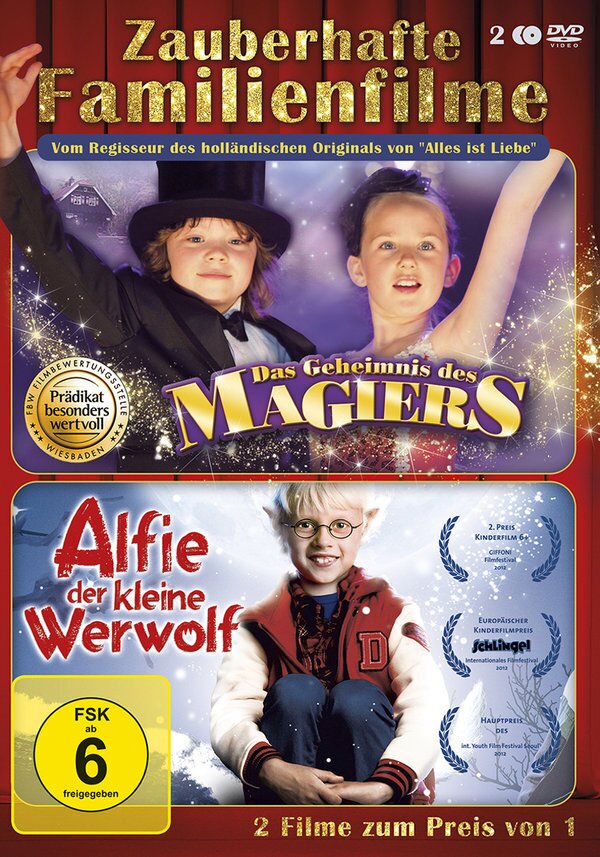 Zauberhafte Familienfilme - Das Geheimnis des Magiers / Alfie, der kleine Werwolf 2 DVDs