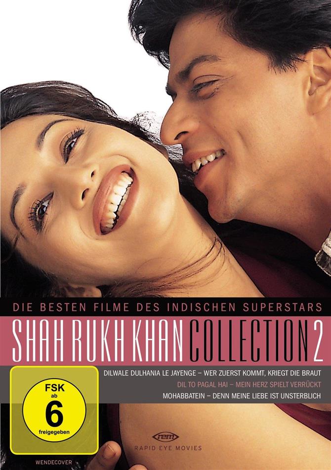 Shah Rukh Khan Collection 2 Neuauflage, 3 DVDs