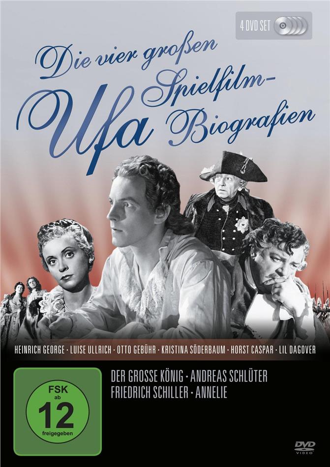 Die vier grossen UFA Spielfilm-Biografien s/w, 4 DVDs