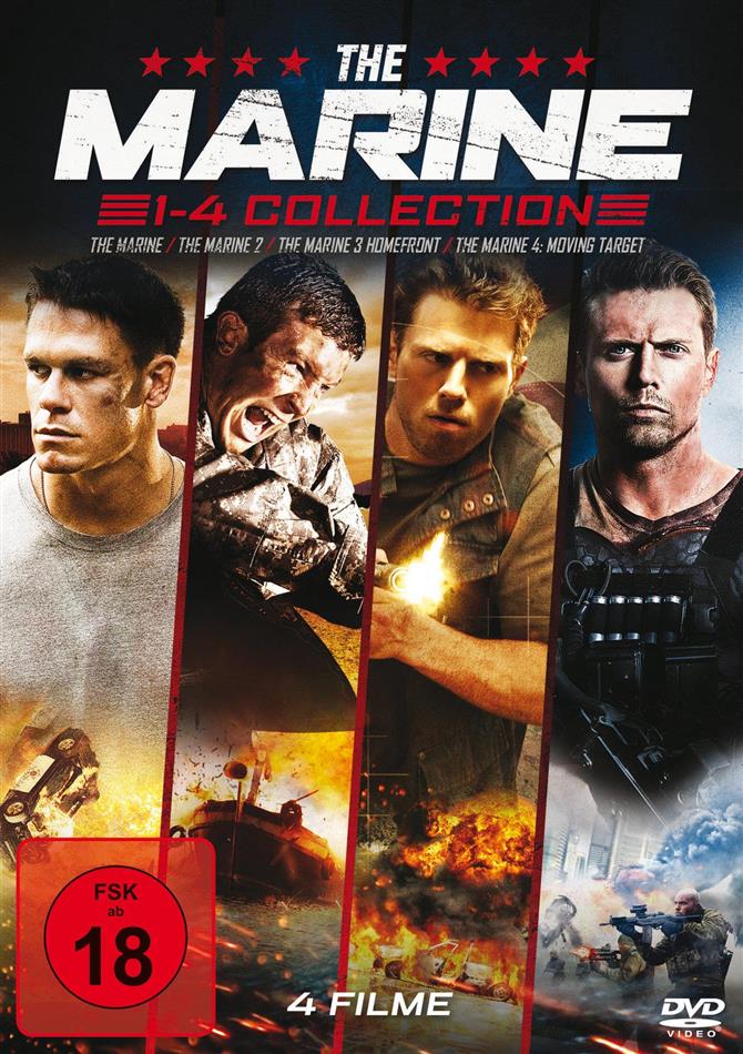 The Marine 1 - 4 Collection 4 DVDs