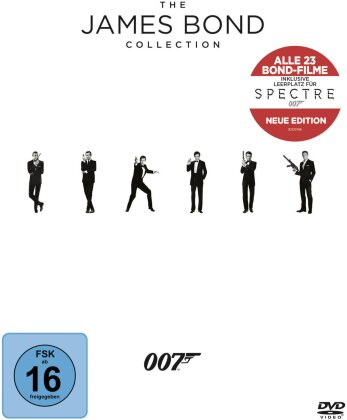 James Bond Collection (inkl. Leerplatz f&uuml;r Spectre, 23 DVDs)