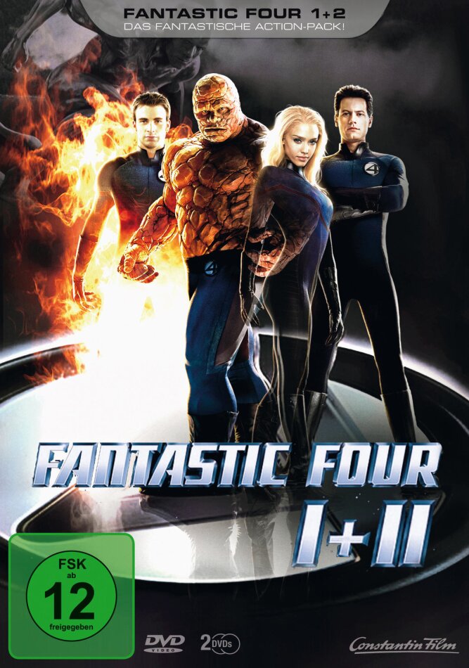 Fantastic Four 1 + 2 2 DVDs