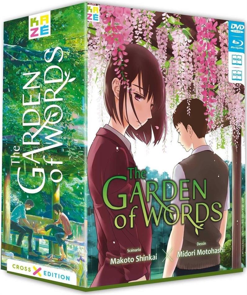 The garden of words (2013) Cross Edition, Limited Edition, DVD + Blu-ray + 2 Bücher