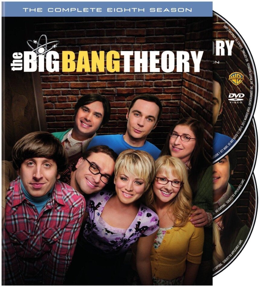 The Big Bang Theory - Season 8 3 DVD