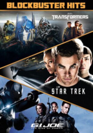 Blockbuster Hits 1 - Transformers / Star Trek / G.I.Joe - The Rise of Cobra 3 DVDs