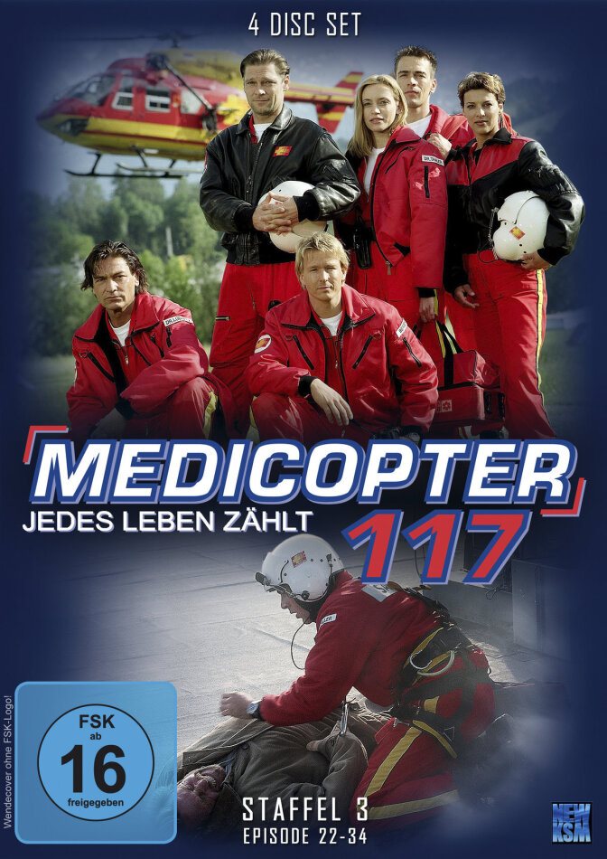 Medicopter 117 - Staffel 3 4 DVDs