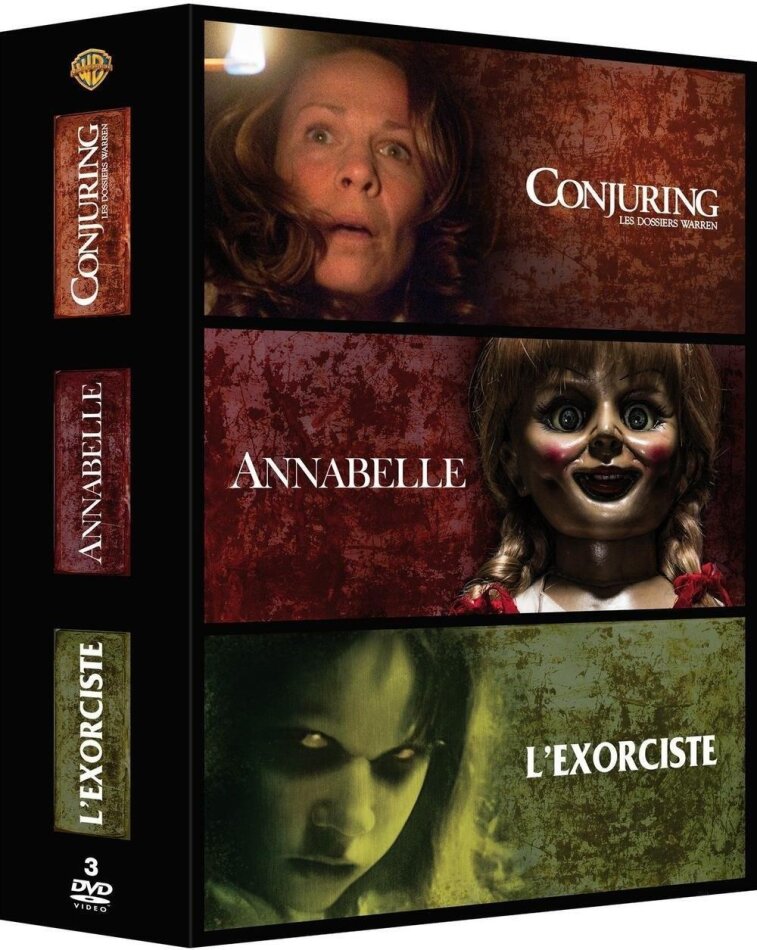 Conjuring: Les Dossiers Warren / Annabelle / L'Exorciste 3 DVDs