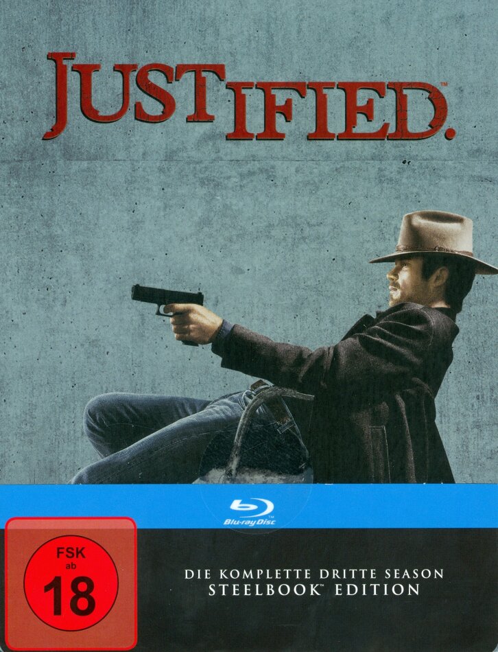Justified - Staffel 3 Steelbook, 3 Blu-rays