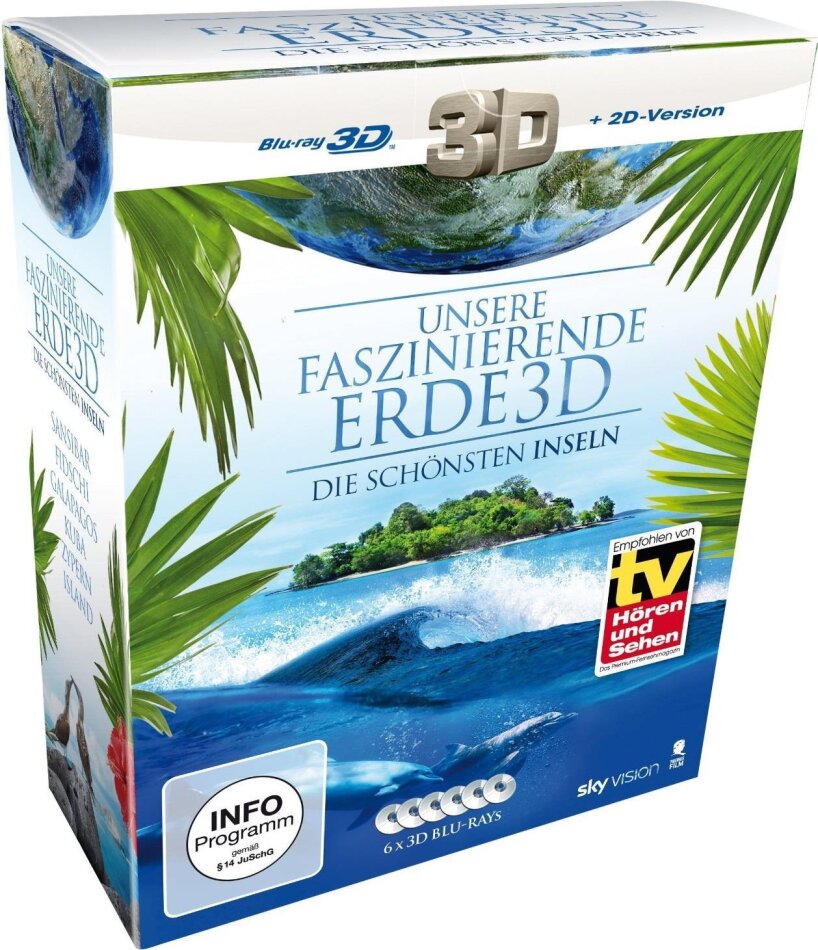 Unsere faszinierende Erde - Die schönsten Inseln 6 Blu-ray 3D (+2D)