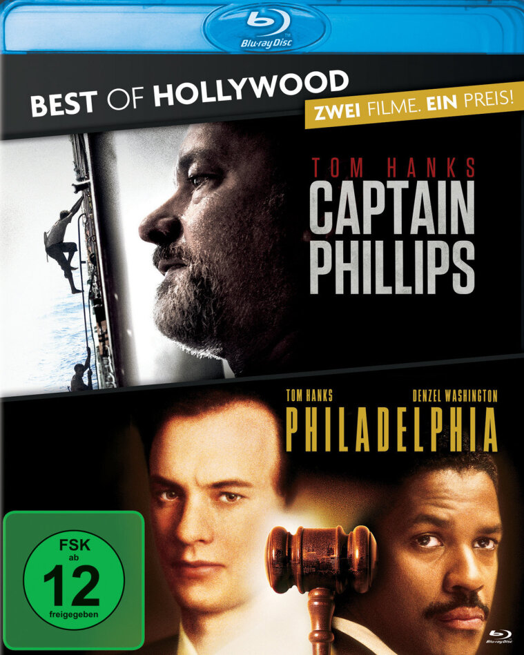 Captain Phillips / Philadelphia Best of Hollywood, 2 Blu-rays