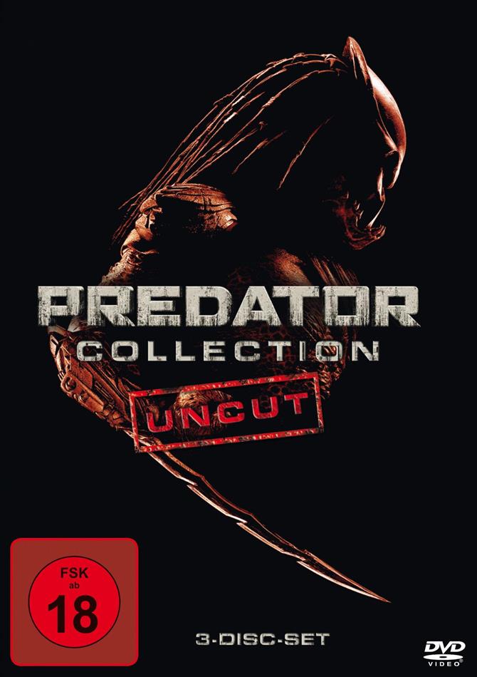 Predator Collection Uncut, 3 DVDs